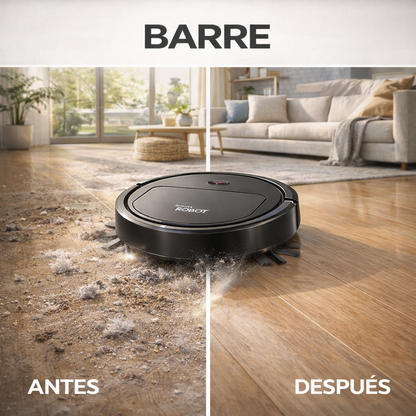ASPIRADORA ROBOT INTELIGENTE - 3 EN 1 (BARRE, ASPIRA Y TRAPEA)