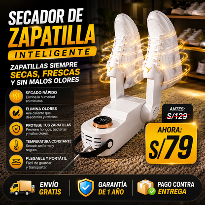 SECADOR INTELIGENTE PARA ZAPATILLA - SECA TUS ZAPATILLAS EN MINUTOS