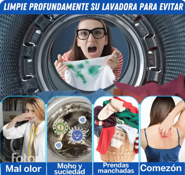CÁPSULAS LIMPIADORAS PARA LAVADORA 2X1 - PODER AL INSTANTE