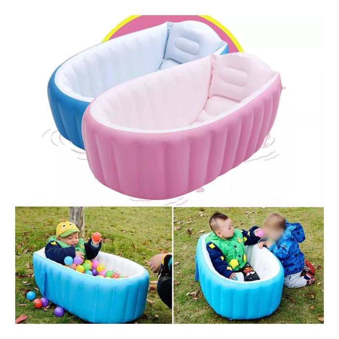 BAÑERA INFLABLE PARA BEBÉ – BAÑA A TU BEBÉ SIN RIESGOS
